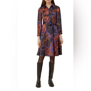 Hobbs Gia belted Dress 6